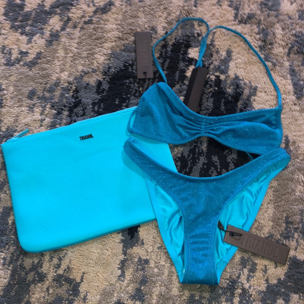 Sparkle Swimsuit Set with Bag. (STEVIE Sparkle)